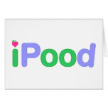 iPood (pastel colours) cards