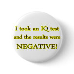 IQ Test Pinback Button