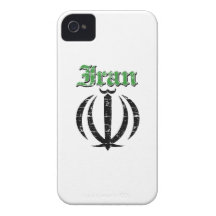 Iran coat of arms designs Case-Mate iPhone 4 cases