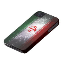 Iran Flag Firework iPhone 4 Case-Mate Case