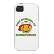 Iran smiley flag designs Case-Mate iPhone 4 cases
