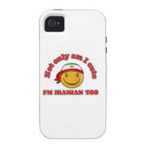 Iran smiley flag designs Case-Mate iPhone 4 covers