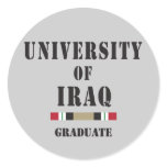 Iraq graduate stencil sticker