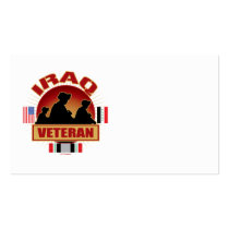Iraq Vet Flags Business Card