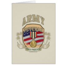 Iraq Veteran-USA Greeting Card