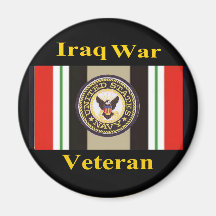 Iraq War Veteran "Navy" Magnet