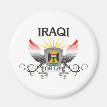 Iraqi For Life Refrigerator Magnets