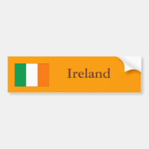 Ireland Bumper Stickers