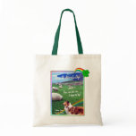 Ireland Coast,  Collie & Flock of Sheep Design #2 Canvas Bags
