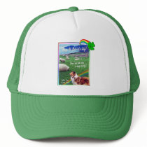 Ireland Coast,  Collie & Flock of Sheep Design #2