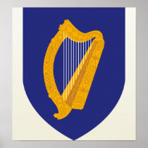 Ireland Coat of Arms detail Print