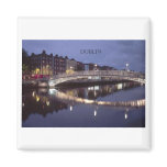 Ireland Dublin Bridge night (St.K) magnets
