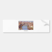 Ireland Dublin River Liffey (St.K.) Bumper Stickers