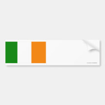 Ireland Flag Bumper Stickers