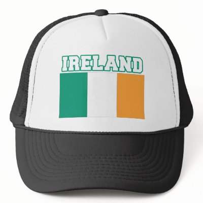 Ireland Flag Hat by worldflagtshirts