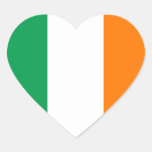 Ireland Flag Heart Sticker