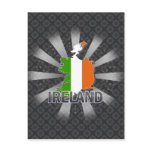 Ireland Flag Map 2.0 postcards