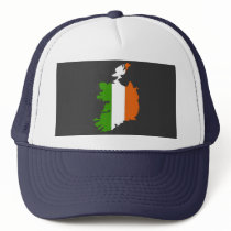 Ireland flag map hats