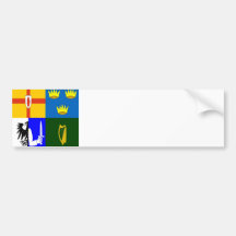 Ireland Four provinces Bumper Stickers