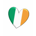 Ireland Heart Flag t-shirts