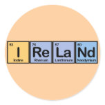 Ireland made of Elements stickers
