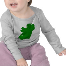 Ireland Map Tee Shirt