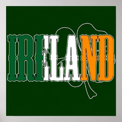 IRELAND POSTER by JOHNNYIRONIC