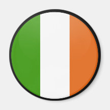 Ireland quality Flag Circle Refrigerator Magnets