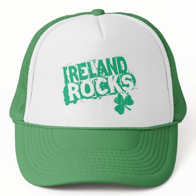 Ireland Rocks Trucker Hat by ruderetro