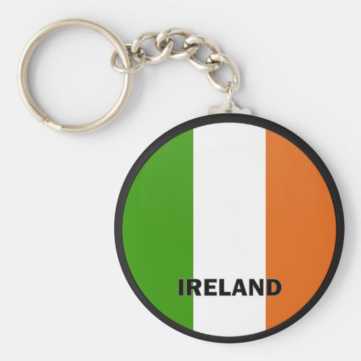 Ireland Roundel quality Flag Key Chain