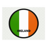 Ireland Roundel quality Flag Postcard