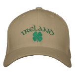 Ireland Shamrock Hat Embroidered Baseball Cap