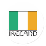 Ireland Round Sticker