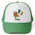 Ireland Teddy Bear  Hat