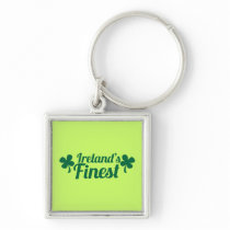 Irelands Finest! St Patricks day national pride Keychain