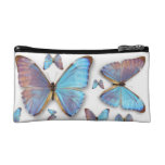 Iridescent Blue Butterflies Bag bagettes bags