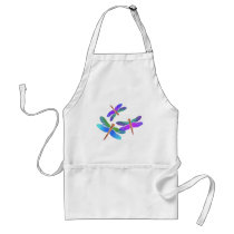 Iridescent Dive Bombing Dragonflies Aprons