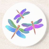 Iridescent Dive Bombing Dragonflies