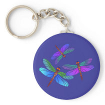 Iridescent Dive Bombing Dragonflies