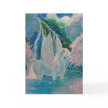 "Iridescent World" Winged Unicorn Greeting Card