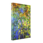 Iris at the sea  by Claude Monet Canvas Print