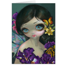 "Iris Enchantment" Greeting Card