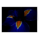 Iris flower - France and meaning Greeting Card