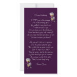 Iris Flower-Gathering Poetry Card photo cards