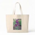Iris Garden Tote bags