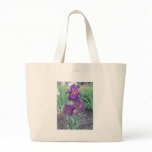 Iris Garden Tote bags