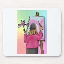 Iris is for Inspiration Mousepads