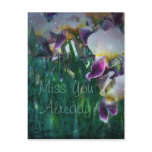 Iris Miss You Already Postcard
