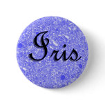 Iris Name Tag Button