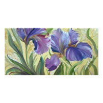 IRIS PHOTO GREETING CARD